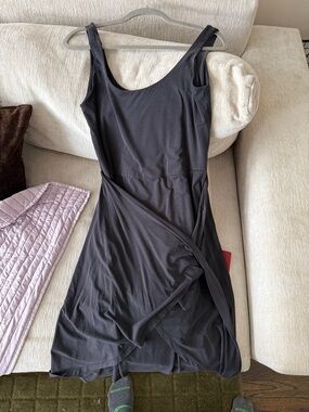 Beyond Yoga Intrigue Mid (Wraparound Side Tie) Dress sz L
